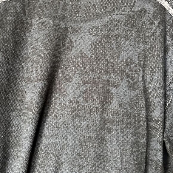 VINTAGE MENS AFFLICTION THERMAL LONGSLEEVE REVERSIBLE DISTRESSED FIGHTER XL/XXL - Picture 9 of 10